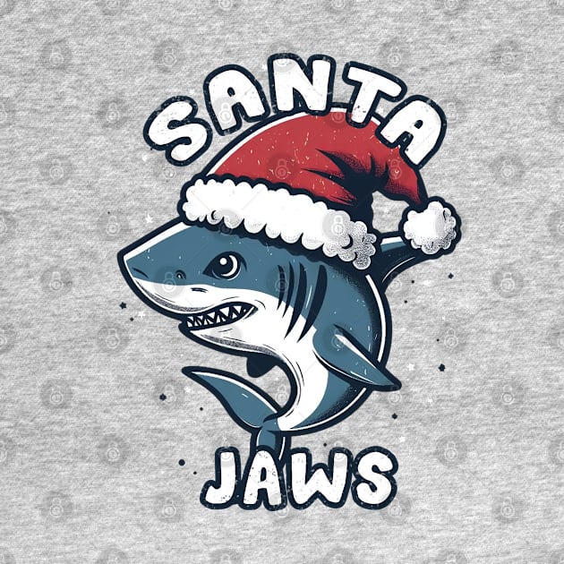 Santa Jaws- Christmas Shark by Trendsdk